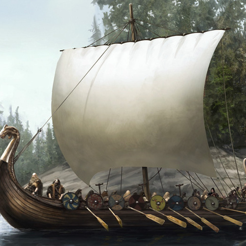 Viking Ship by alextornberg