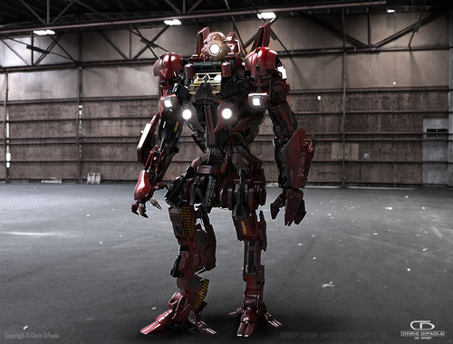 Display jumbo chris dipaola jaeger vfx mech concept 3d zbrush pacificrim robot 01