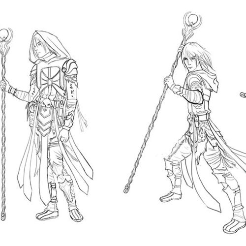Sketch Necromancer by yulchen