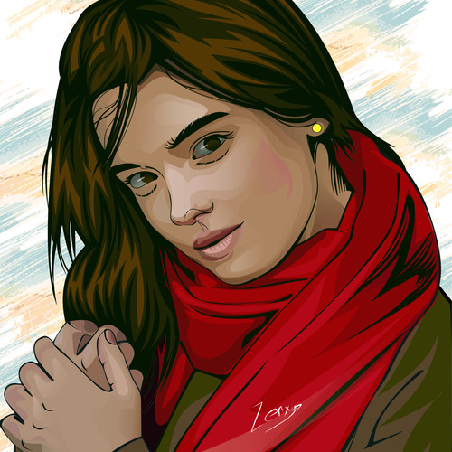 Sall Red Girl by zenxys