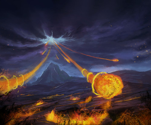 Display jumbo god s fire in the plain by matteoascente d6m1rew