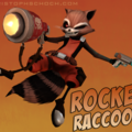 rocket raccoon by thestoff