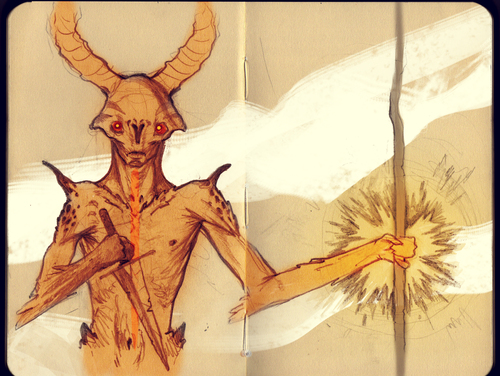 Display jumbo demon