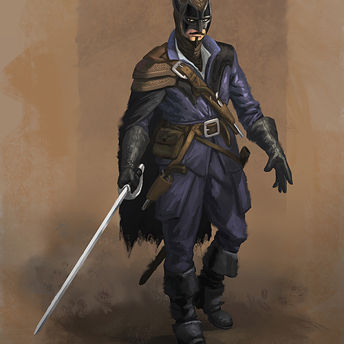 Musketeer Batman by natpen