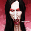 marilyn manson by ricaldeart