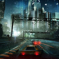 cityatnight by dmitryvishnevsky