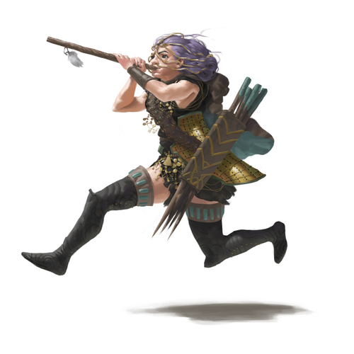 Huntress Character Illustration by mimir