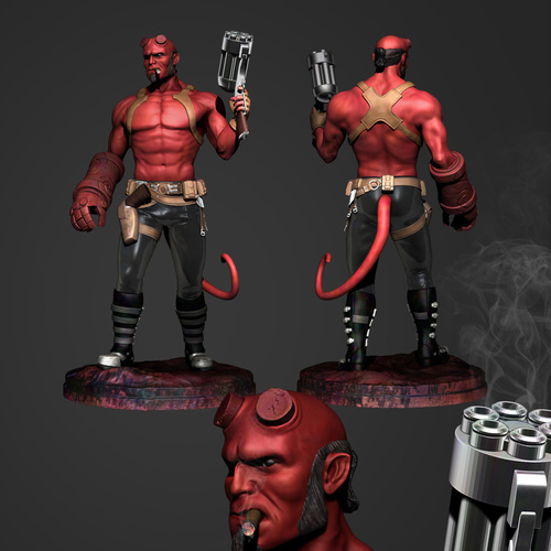 Hellboy Sketch by hugcolom
