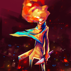 evil clown by afanur