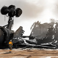 aircraft disaster by dmitryvishnevsky