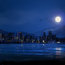 moon reflected on the river by dmitryvishnevsky