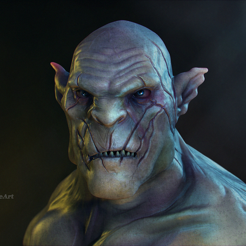 Azog Fanart by ricaldeart