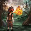 fire breathing toddler by joedarkbugg