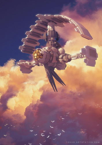 Display jumbo spaceship