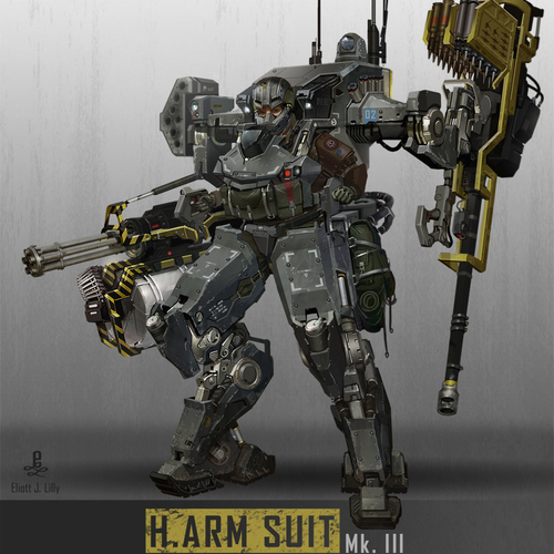 Harm Suit Mk 3 by eliott_lilly_art