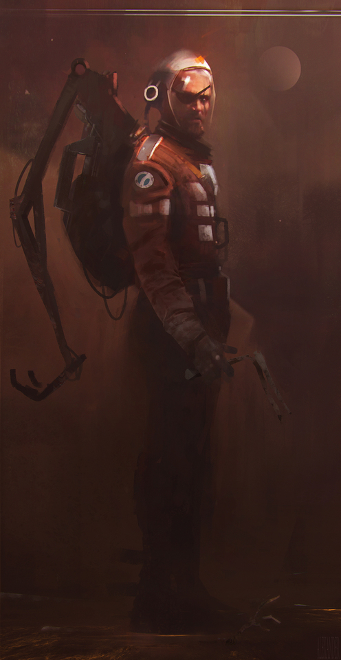 The Cosmonaut by Alexander Brox