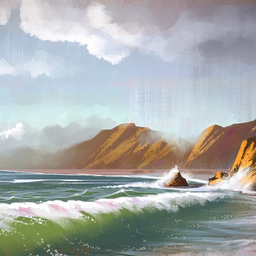 Evening Storm Descends by jbdesign