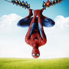 spidey vs birds by fantasio
