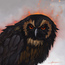 grumpy owl by banecrafts