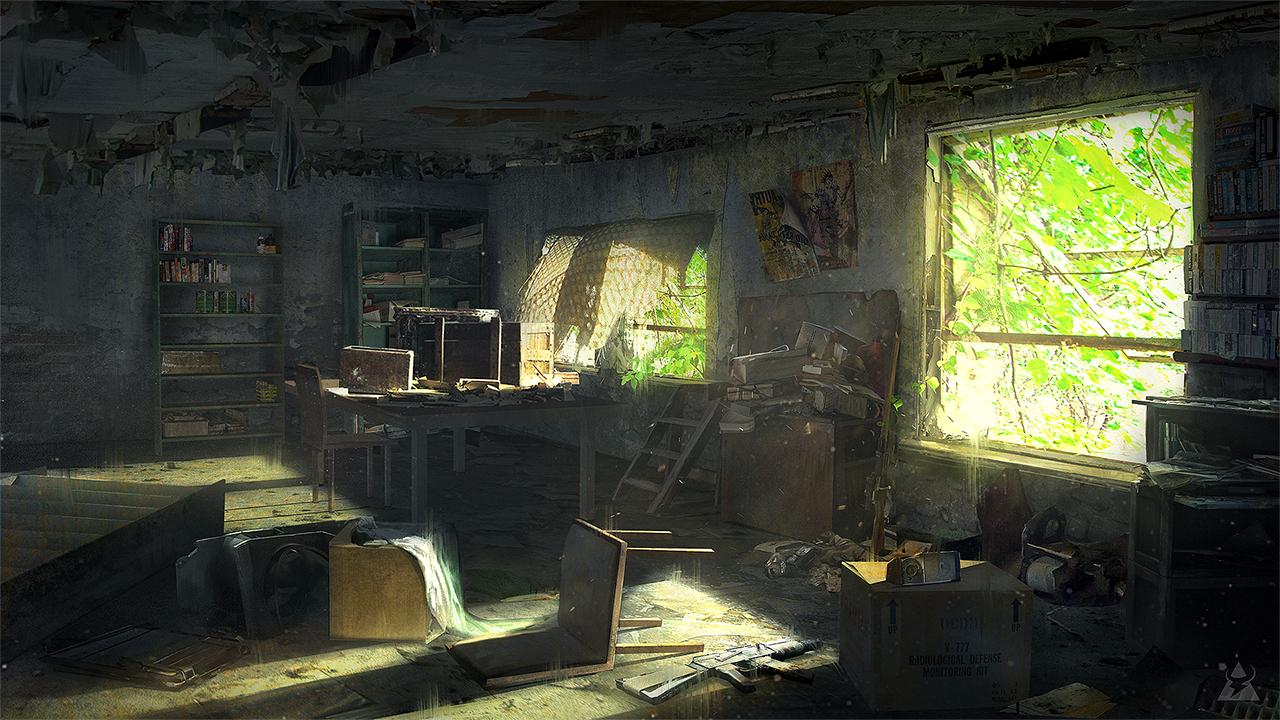 Abandoned Room by Waclaw Wysocki