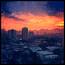 sunset city by satyaki