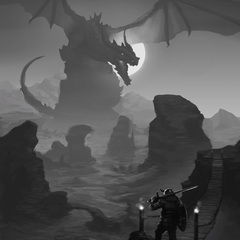 giant dragon by mikekatoglou