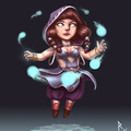 dwarf sorceress by artdeepmind