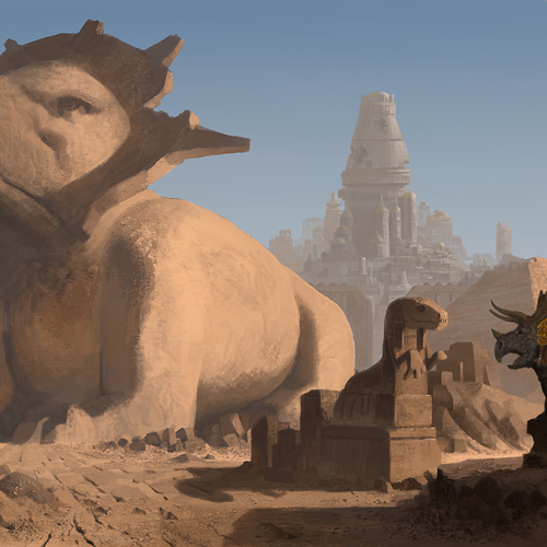 Lost Dinoempire by paintangel
