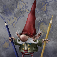 the drawing gnome commands to you to draw more