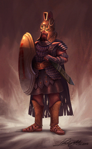 Display jumbo gladiator