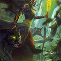 the elven grove druid by ivans