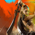 warrior girl by kishoreghosh17
